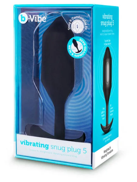 Anal BVibe bVibe Vibrating Snug Plug XXL Black size 5 Anal BVibe bVibe Vibrating Snug Plug XXL Black size 5
