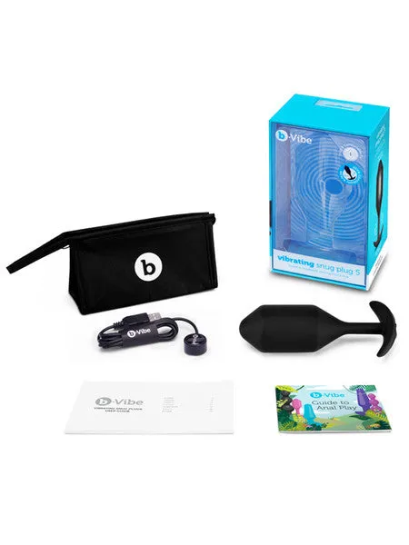 Anal BVibe bVibe Vibrating Snug Plug XXL Black size 5 Anal BVibe bVibe Vibrating Snug Plug XXL Black size 5