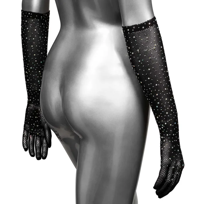 Anal CalExotics Radiance Full Length Gloves Black