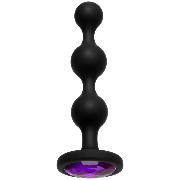 Anal Doc Johnson Booty Bling Wearable Silicone Beads Purple