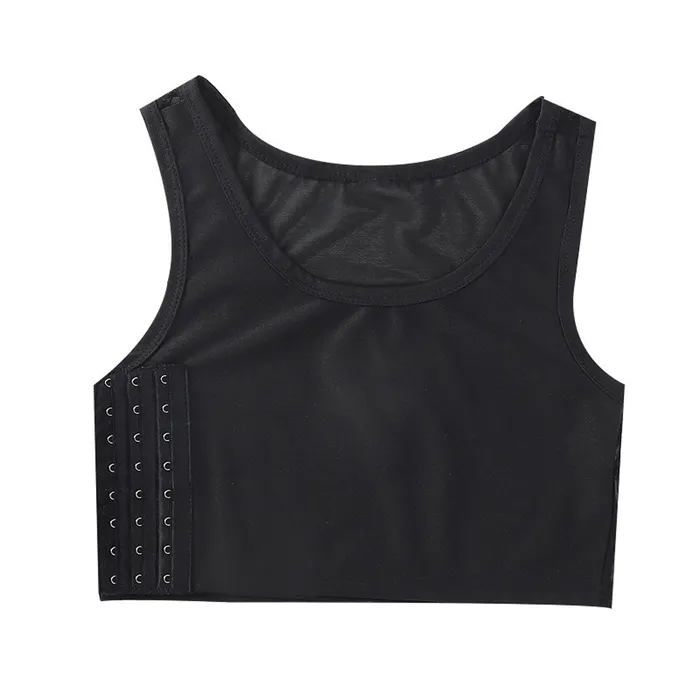 Anal Gender Fluid Gender Fluid Chest Compression Binder 2xl Black