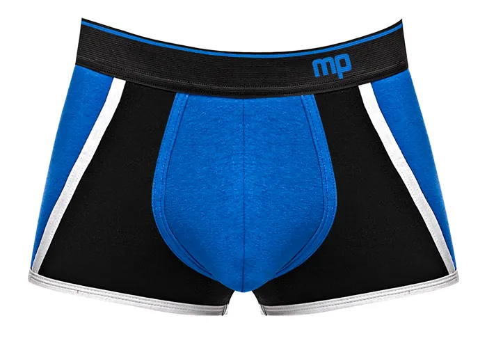 Anal Male Power Retro Sport Panel Short Medium Blue Black