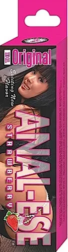 Anal Nasstoys AnalEse Cream Strawberry Flavor 5 Oz