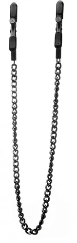 Anal Shots Ouch Adjustable Nipple Clamps Black