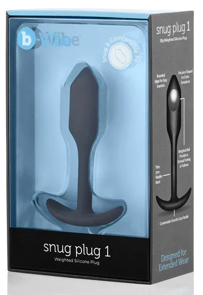 BVibe Anal bVibe Snug Plug 1 Black
