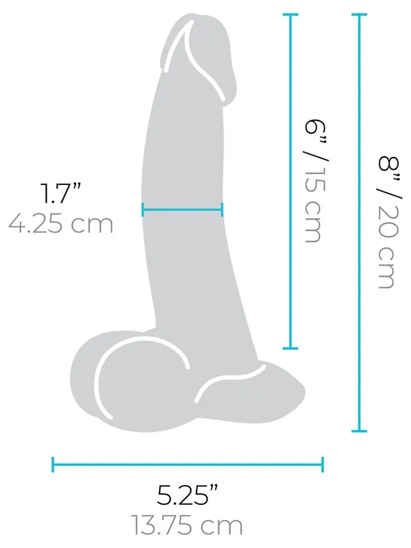BVibe b Vibe Slipskin Realistic Silicone Dildo 8 in Curved Cream Female Sex Toys BVibe b Vibe Slipskin Realistic Silicone Dildo 8 in Curved Cream Female Sex Toys