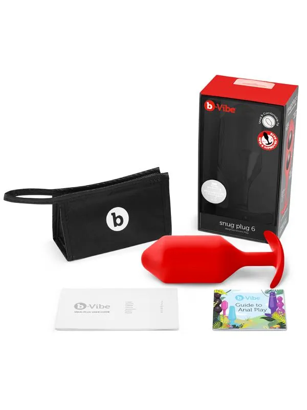 bVibe Snug Plug 6 Red BVibe Anal bVibe Snug Plug 6 Red BVibe Anal
