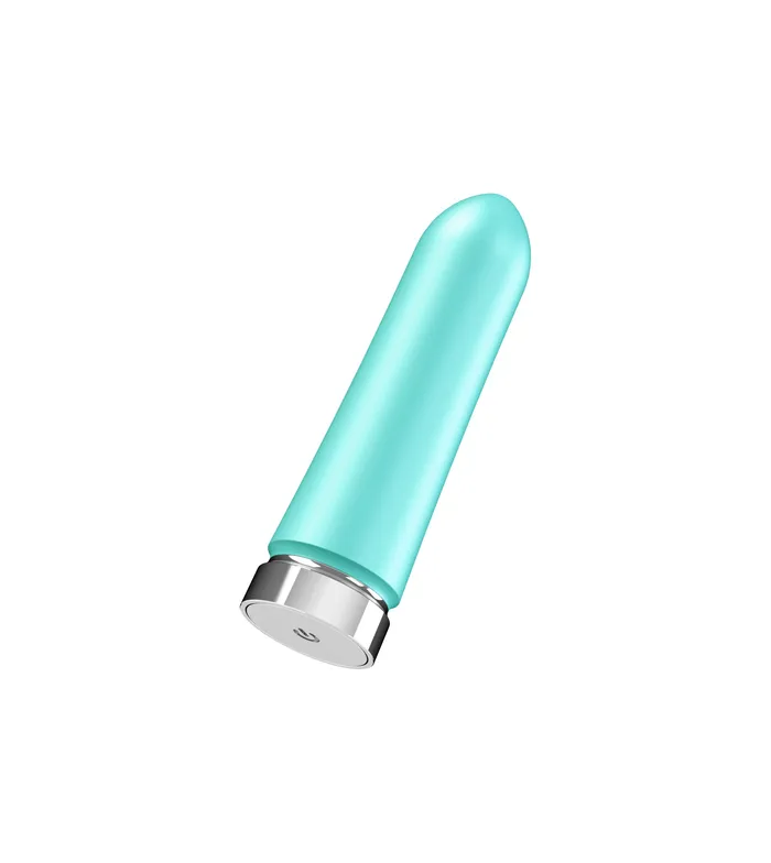 Bam Rechargeable Bullet Tease Me Turquoise VeDO Female Sex Toys