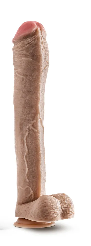 Blush Dr Skin Mr Ed 13 Inch Dildo With Balls Beige Dildos