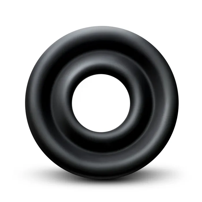 Blush Male Sex Toys Performance Silicone Pump Sleeve Large Black