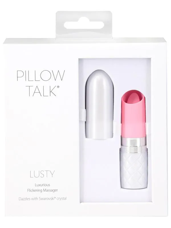 BMS Factory Vibrators Pillow Talk Lusty Luxurious Flickering Massager Pink BMS Factory Vibrators Pillow Talk Lusty Luxurious Flickering Massager Pink