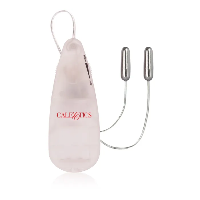 CalExotics Dildos Pocket Exotics Dual Heated Whisper Bullets Clear