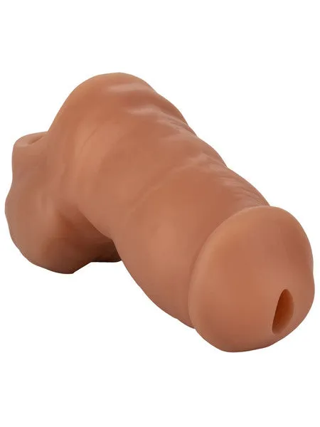 CalExotics Female Sex Toys Packer Gear UltraSoft Silicone STP Brown