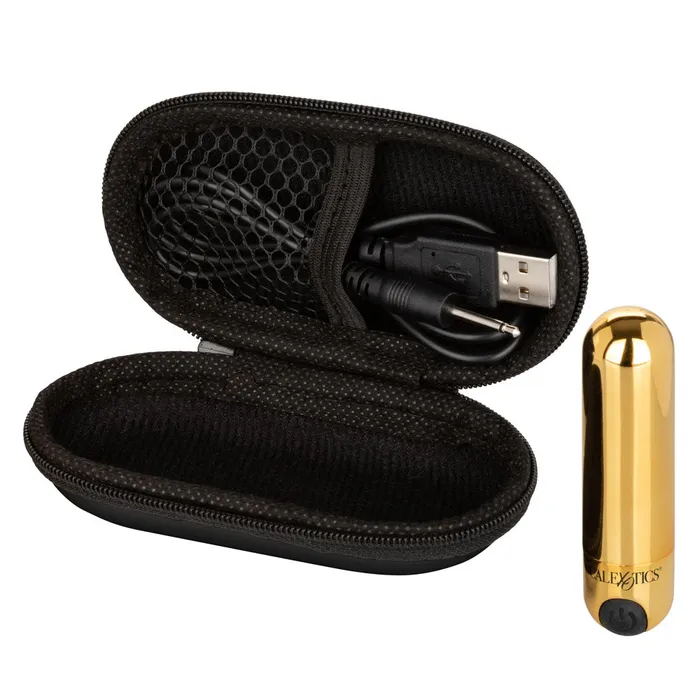 CalExotics Female Sex Toys Rechargeable Hideaway Bullet Gold