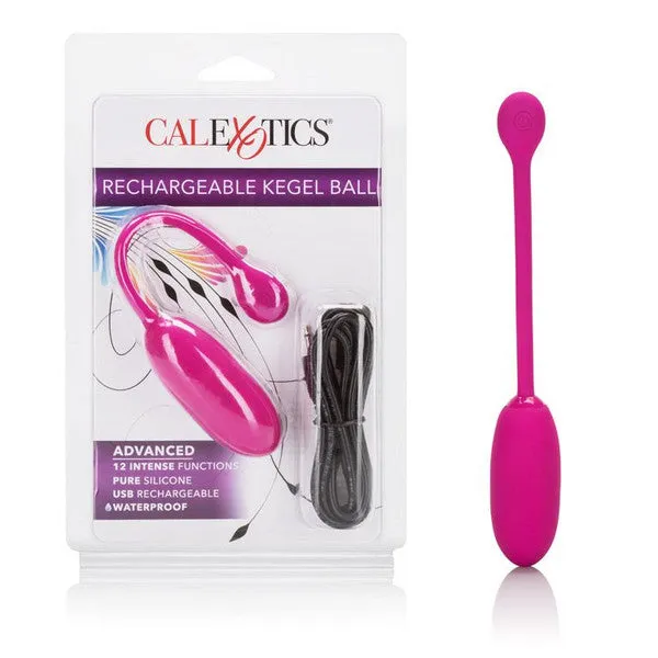 CalExotics Female Sex Toys Rechargeable Kegel Ball Advanced Pink