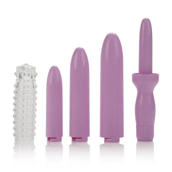 CalExotics Male Sex Toys Dr Laura Berman Dilators Set Of 4 Locking Sizes Plus Sleeve