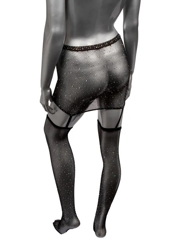 CalExotics Male Sex Toys Radiance One Piece Garter Skirt With Thigh Highs CalExotics Male Sex Toys Radiance One Piece Garter Skirt With Thigh Highs