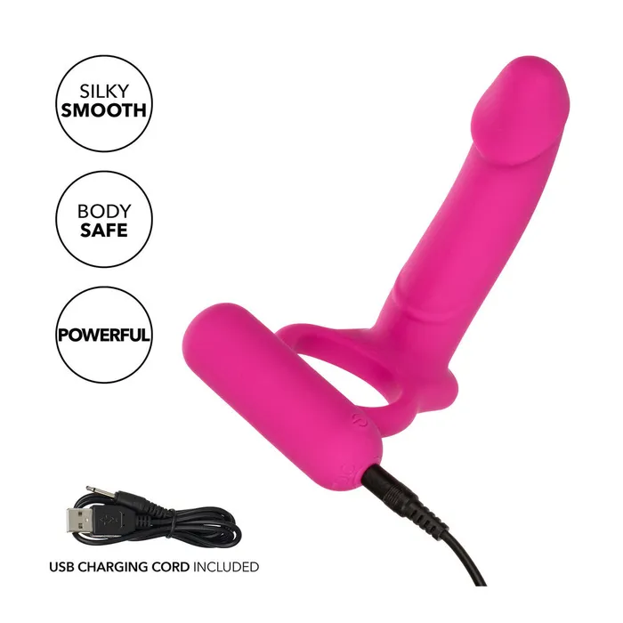 California Exotic Female Sex Toys Silicone Rechargeable Double Diver Stimulator