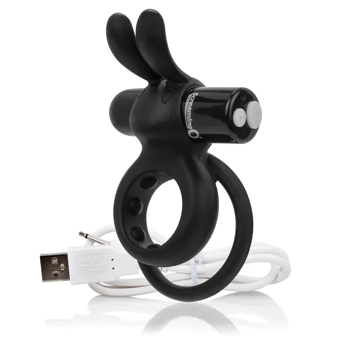 Charged Ohare Rechargeable Rabbit Vibe Black Screaming O Vibrators