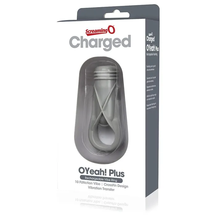 Charged Oyeah Plus Ring Single Grey Screaming O Male Sex Toys Charged Oyeah Plus Ring Single Grey Screaming O Male Sex Toys