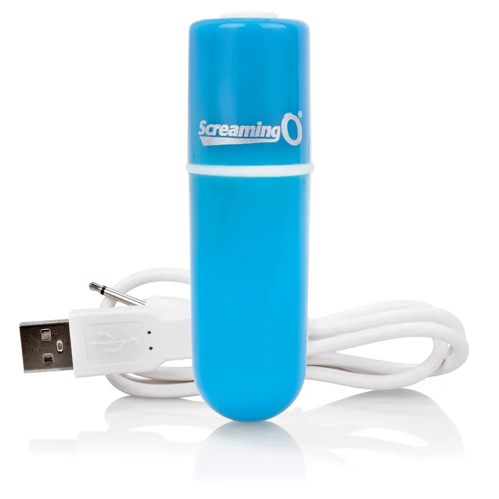 Charged Vooom Rechargeable Bullet Vibe Blue Screaming O Vibrators