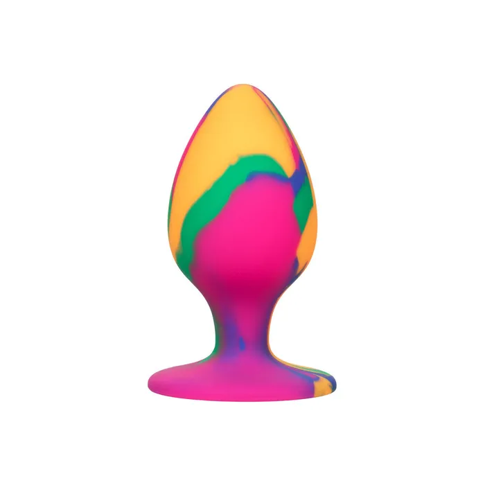 Cheeky Large Tie Dye Butt Plug California Exotic Anal