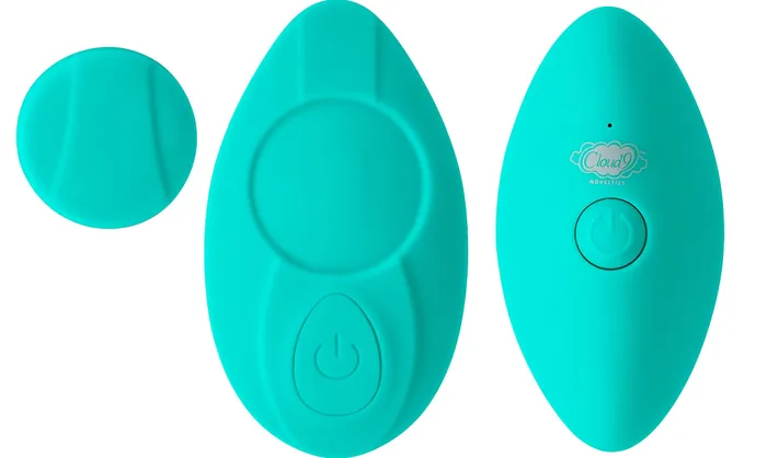 Cloud 9 Panty Pleasures Magnetic Panty Vibe Teal Cloud 9 Novelties Vibrators