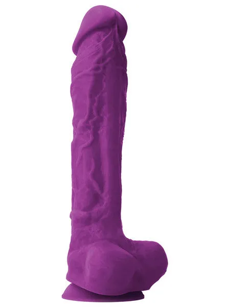 Colours Pleasures 10 in Dildo Purple NS Novelties Dildos