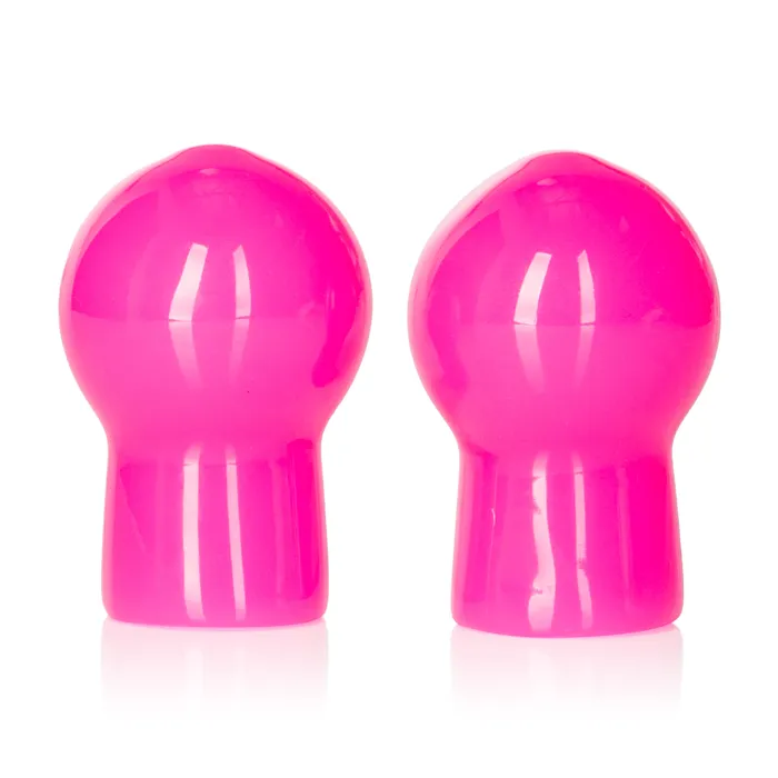 Couples CalExotics Nipple Play Advanced Nipple Suckers Pink