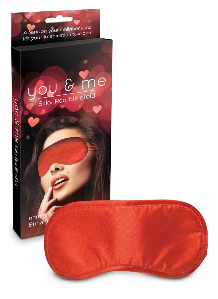 Creative Conceptions Vibrators You Me Silky Red Blindfold