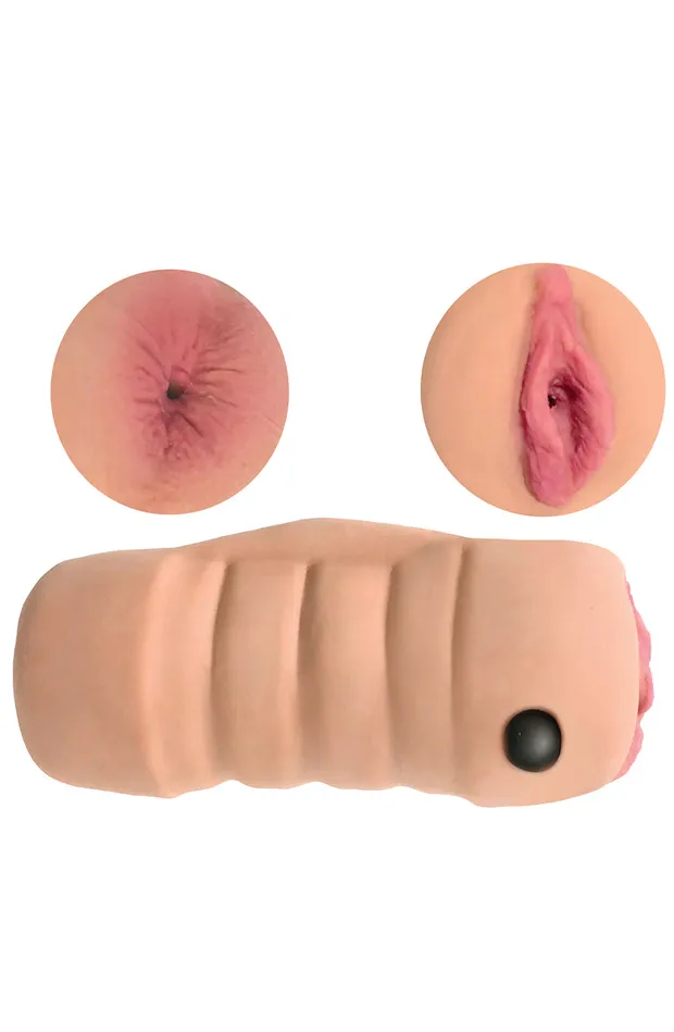 Curve Toys Mistress Double Stroker Skylar and Sloan Vanilla Male Sex Toys