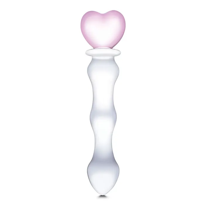 Dildos Glas 8 Inch Sweetheart Glass Dildo Pinkclear