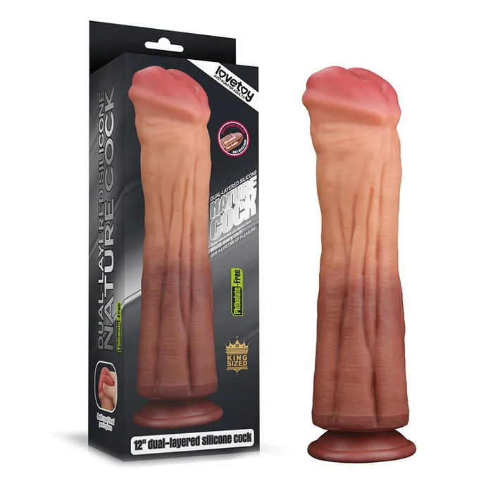 Dildos Lovetoy Lovetoy 12 Inch Dual Layered Silicone Horse Cock