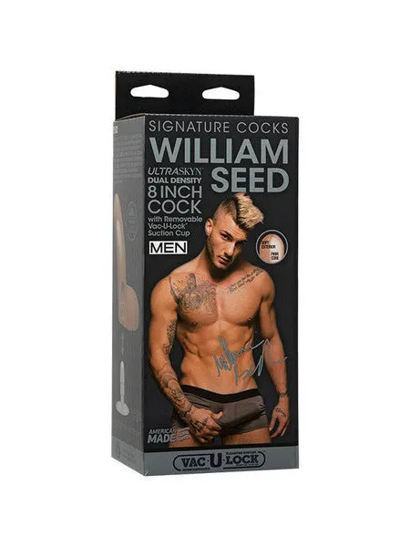Dildos Signature Cocks William Seed 8inch w VacULock Suction Cup Doc Johnson Dildos Signature Cocks William Seed 8inch w VacULock Suction Cup Doc Johnson