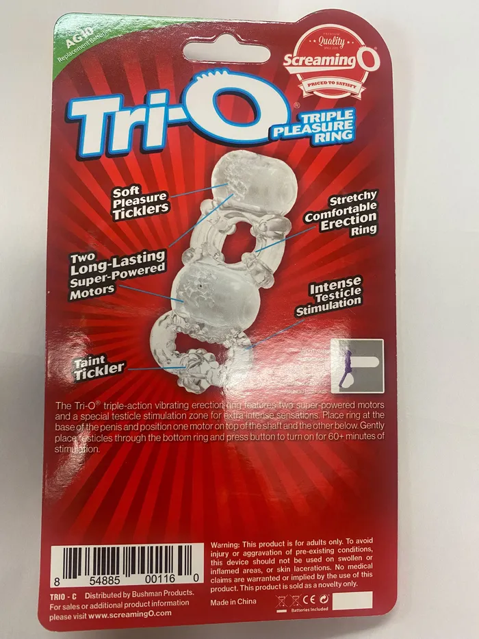 Dildos TriO Clear Each Screaming O
