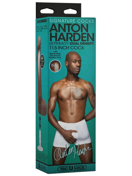 Doc Johnson Signature Cocks Anton Harden 11 Inch ULTRASKYN Cock with Removable VacULock Suction Cup Dildos Doc Johnson Signature Cocks Anton Harden 11 Inch ULTRASKYN Cock with Removable VacULock Suction Cup Dildos