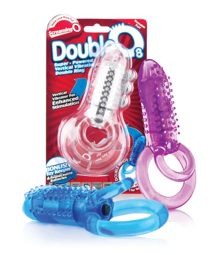 Doubleo 8 6 Count Box Assorted Colors Screaming O Vibrators