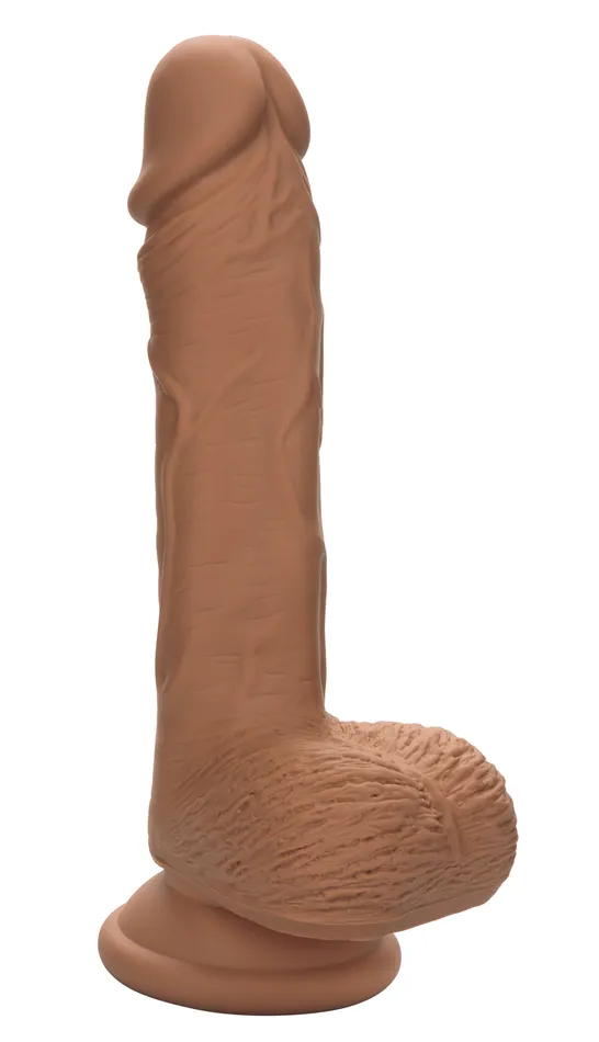 Dual Density Silicone Studs 5 Inch Brown CalExotics Anal