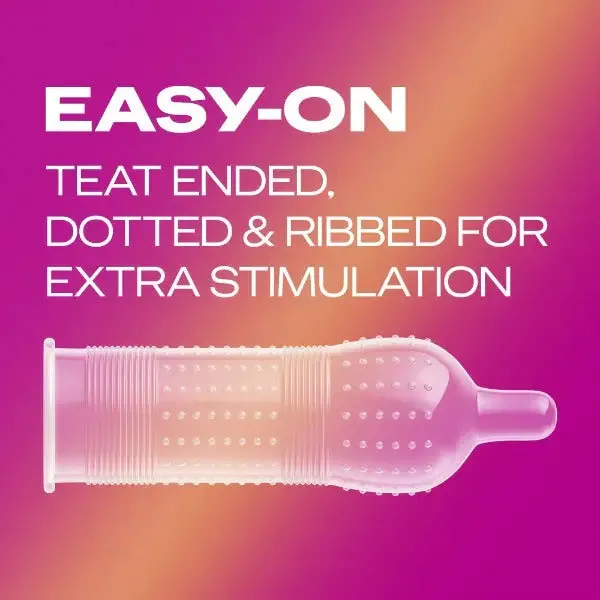 Durex Pleasure Me Ribbed And Dotted Condoms 12 Pack Durex Condoms Female Sex Toys Durex Pleasure Me Ribbed And Dotted Condoms 12 Pack Durex Condoms Female Sex Toys