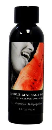 Edible Massage Oil Watermelon 2 Fl Oz Earthly Body Couples