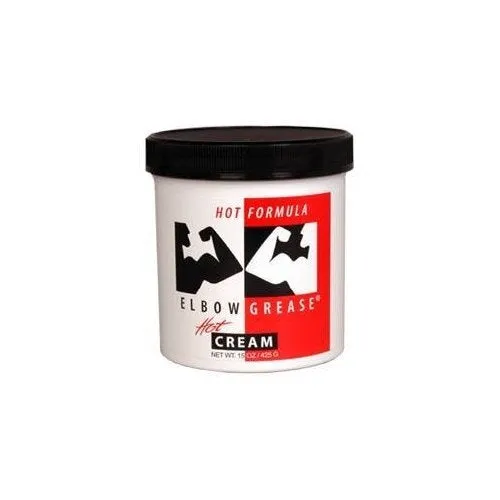 Elbow Grease Hot Cream 15 Oz B Cummings Vibrators
