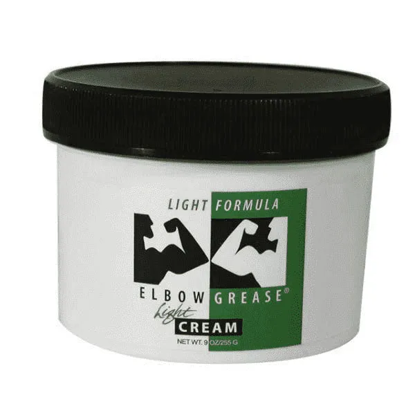 Elbow Grease Light Cream 9oz B Cummings Dildos