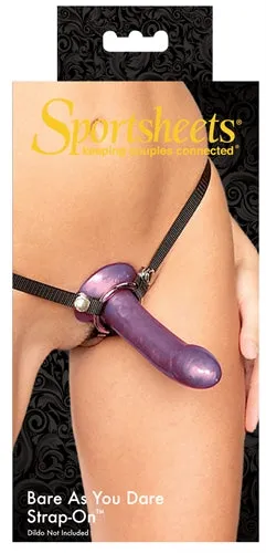 Female Sex Toys Bare as You Dare Strap on Black Sportsheets