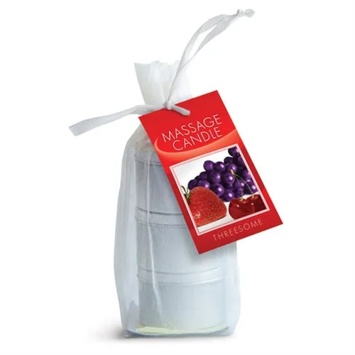 Female Sex Toys Earthly Body Edible Candle Threesome 3 Pcs in a Bag