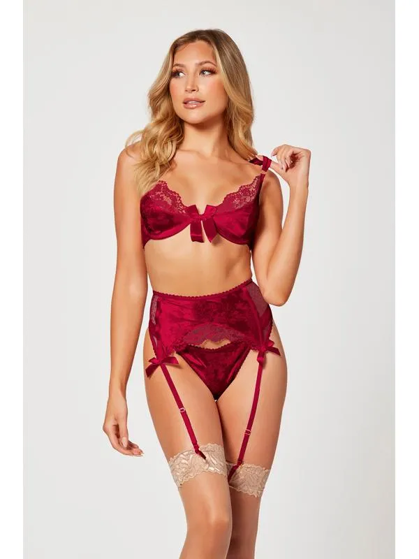 Female Sex Toys Seven Til Midnight 3 Pc Jacquard Bra Garter Belt And Panty Set 11380 WINE M H Female Sex Toys Seven Til Midnight 3 Pc Jacquard Bra Garter Belt And Panty Set 11380 WINE M H