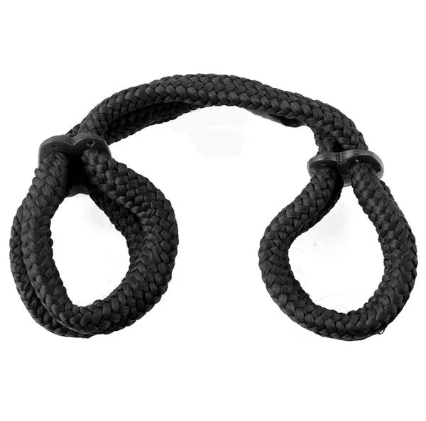 FF Silk Rope Love Cuffs Black Pipedream Products Anal FF Silk Rope Love Cuffs Black Pipedream Products Anal