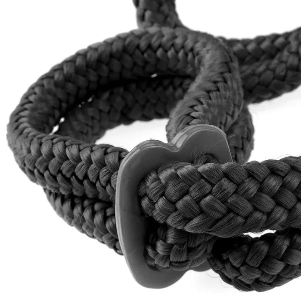 FF Silk Rope Love Cuffs Black Pipedream Products Anal FF Silk Rope Love Cuffs Black Pipedream Products Anal