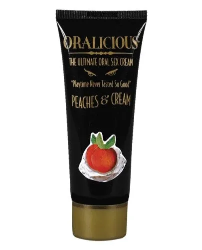 Hott Products Vibrators Oralicious Peaches Cream 2 Fl Oz