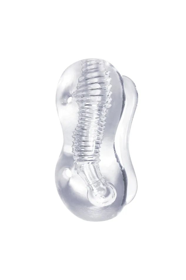 Icon Brands Male Sex Toys The 9s Clear Stroke Twister Masturbator