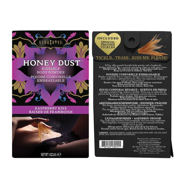 Kama Sutra Products Vibrators HONEY DUST Raspberry Kiss 1 oz28 g